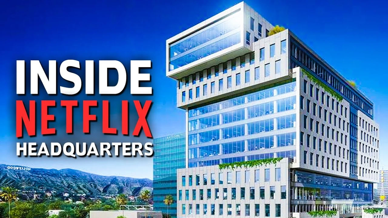 Netflix headquarters building in Los Gatos California — modern workspace for Netflix employees